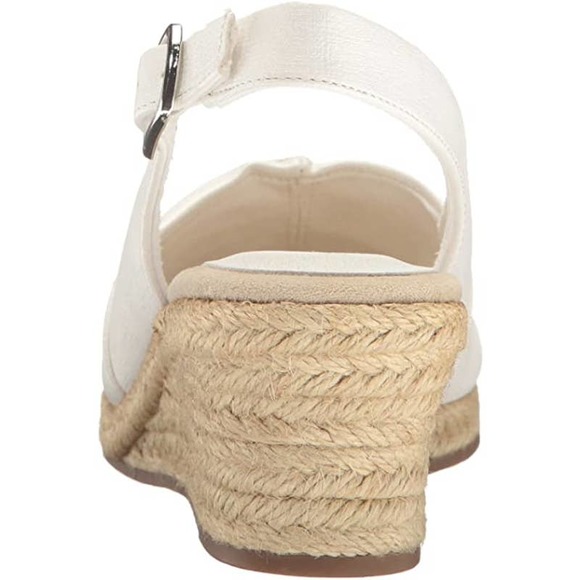 Easy Street Kindly White Espadrille Wedge Sandal size 10. - Picture 3 of 5